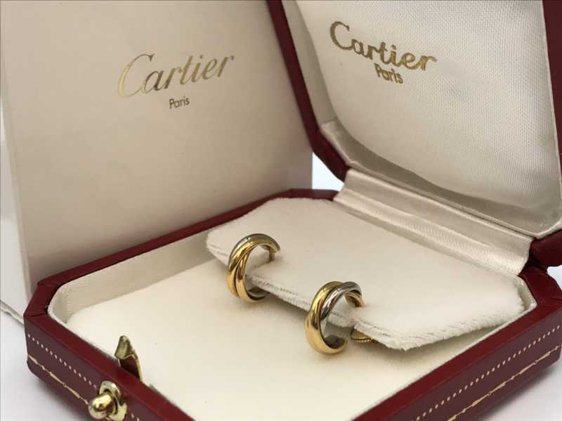 カルティエ買取 トリニティピアス 750